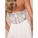 NEW Lulus Size XL FLAW Gratitude White Floral Embroidered Strapless
Maxi Dress Photo 2