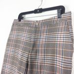 Anthropologie  Malcolm Plaid Tapered Trousers Size 10 High Rise Preppy Minimalist Photo 6