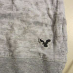 American Eagle Soft Knit Hoodie Lightweight Gray Long Sleeve Pullover Women’s Sm Photo 5