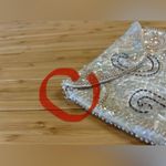 Vintage Sequin & Beadwork Clutch White Photo 8