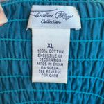 Tasha Polizzi Women's Turquoise Embroidered Pleated Midi Skirt Size XL. NEW Blue Photo 6