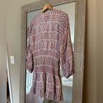 Alicia Bell Lavender Paisley Floral Mini Dress Size Medium White Photo 4