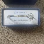 Swavorski NWT Swarovski Crystals Brilliance Cuff Friendship Bracelet with 2 Heart Charms Photo 1