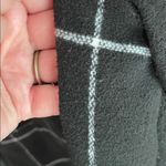 Marine layer  Liverpool Shawl Collar Coatigan Windowpane Black White Photo 7