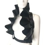Women Fashion PU Leather Waistband Casual Decoration Petal Shape Harness Photo 0