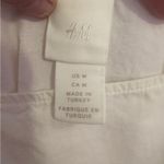 H&M Puff Sleeved Blogger Favorite White Mini Dress Size M Photo 6