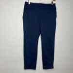 Vineyard Vines slim leg 28" pull on golf pants navy blue women's size large Photo 2