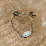 Kendra Scott Elaina White Kyocera Opal Gold Adjustable Bracelet Photo 1