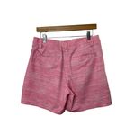 Puma  Flat Front Pink & White Stripe Shorts Women's Size 8 Photo 3