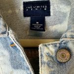 The Limited Vintage  Denim Vest Acid Wash Boho 90s Grunge Festival Size Medium Photo 1