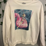Barbie “Vacay Mode” Crewneck Sweatshirt Size L White Size L Photo 0