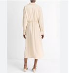 Vince Shaped Collar Dolman-Sleeve Dress White Sand Photo 2