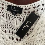 Lulus  white crochet Top Photo 2