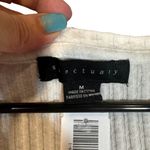 Sanctuary  White Ribbed Textured Boat Neck Cotton Short Sleeve Shirt Women Sz M Photo 5