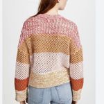 Derek Lam  10 Crosby Open Knit Color Block Sweater Size M Photo 1