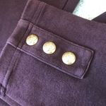 Kitson Dark Purple and Gold Button Leggings Sz 27 Photo 2