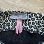Lipsy London animal print cheetah corset crop top Black Size 6 Photo 3