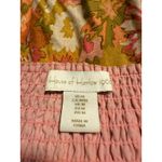 House of Harlow 1960 Floral Maxi Dress Tie Front Orange Pink M boho whimsi linen Size M Photo 3