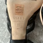 STAUD New Deepwater Square Toe Woven Strappy High Heel Sandals, Black Size 39.5 Photo 11