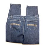 Roz & Ali  Women's Five Pocket Style Denim Mid-Rise Straight Jeans Blue Size 16 Photo 4