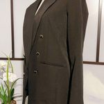 Marc New York NWT$99 Sz M Black Long jacket Golden Logo Button Pockets Photo 2