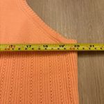 Ashworth Coral Orange V-Neck Golf Sweater Vest Women’s Size Large Preppy Photo 4