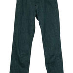 Uniqlo Teal Green High Rise Straight Leg Womens Jeans 23 Denim Colored Zip Fly Photo 0