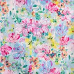 ZARA  Women’s Floral Blazer Small Blue Pink Yellow Flowers NWOT‎ Jacket Photo 7