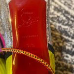 Christian Louboutin Sedah Lug Sole Booties Lace Up Boots Size 37.5 Photo 4