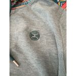 Hooey Women's XL Aztec Print Hoodie Southwestern Pullover‎ Canyon Cowgirl Design Green Photo 4