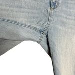 Loft Light Wash Modern Skinny Side Stripe Step Raw Hem Jeans Photo 3