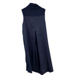 Anthropologie  Saturday Sunday Women's Navy Blue Mixed Media Cowl Dress Size XS Photo 2
