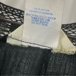 Vintage Sears Large 70's Muslin Lace Cottagecore Tiered Ruffle Maxi Dress Boho Black Photo 6