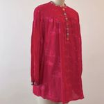 Johnny Was Santa Fe Leta Tunic in Cherries Jubilee Pink sz small Photo 6
