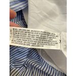 English Factory PUFF SLEEVE MIDI DRESS Size Medium Tiered Blue Stripe Belted Photo 7