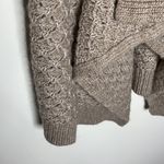 Ann Taylor Loft tan chunky knit shawl vest size S Photo 59