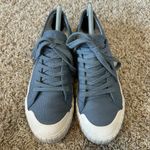Taos One Vision Sneakers Women's Size 8.5 Blue Canvas Lace Shoes Comfort Photo 3