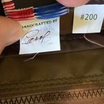 Over Under Shoulder Bag handcrafted in USA 100% Leather Bag Photo 5