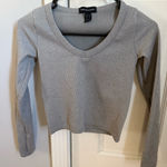Charlotte Russe Streetwear Society Top Crop Grey M Photo 0