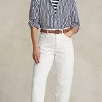 Polo Ralph Lauren Curved Tapered Jeans in Crocus Was/White Size 28 NEW w/Tag White Photo 15