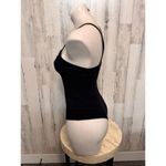 Guess  Black Lace-Up Bodysuit Size M Photo 2