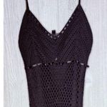 Dolls Kill Black lace sheer widow  sleeveless short dress m/l witchy gothic knit Photo 2