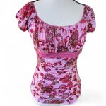 Trixxi Y2K dead stock‎  Pink paisley top M/L nwt. Photo 3