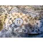 Chico's  Women's Gray Snake Print Button-Up Shirt Size 1 Casual Photo 11