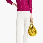 💕NAADAM💕 Cable Knit Cashmere Sweater ~ Berry Large L NWT Photo 0