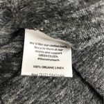 Eileen Fisher Gray Linen Pleated Skirt Pull On Knee Length Organic Size Large Photo 5