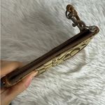 Coach Tan Brown Khaki Canvas Wristlet Photo 2