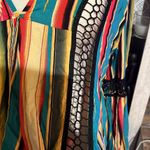 L & B lucky and blessed Aztec style V-neck blouse Photo 5