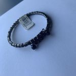 EXPRESS Signed Black Rhinestone Stretchy Costume Jewelry Bracelet $12.50 MSRP Photo 2