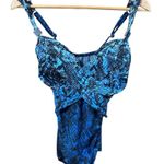 MiracleSuit NWT Miracle Suit ‘Peregrina’ ‘Boa Blues’ Blue Printed One-Piece Swimsuit Photo 3